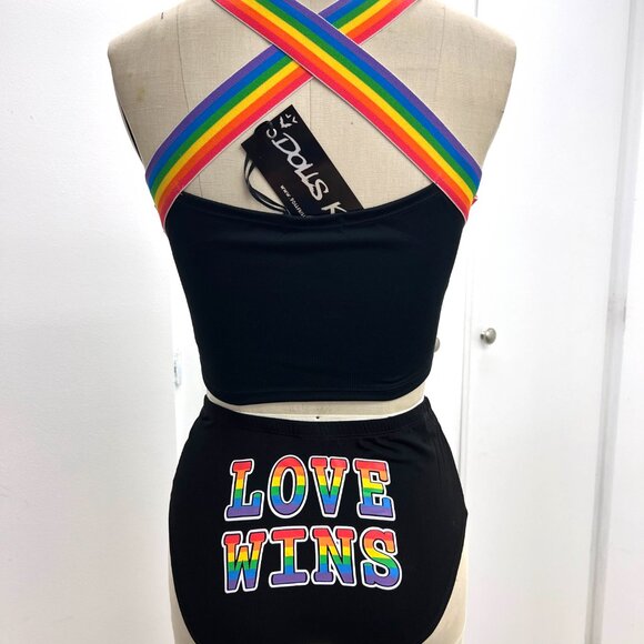 NWT Love Wins Cheerleader Halloween Costume - Picture 4 of 7